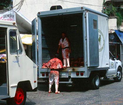 Meat truck, Zihuatanejo