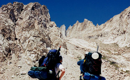 Brian Dipert and Stephen ponder the 99 switchbacks.